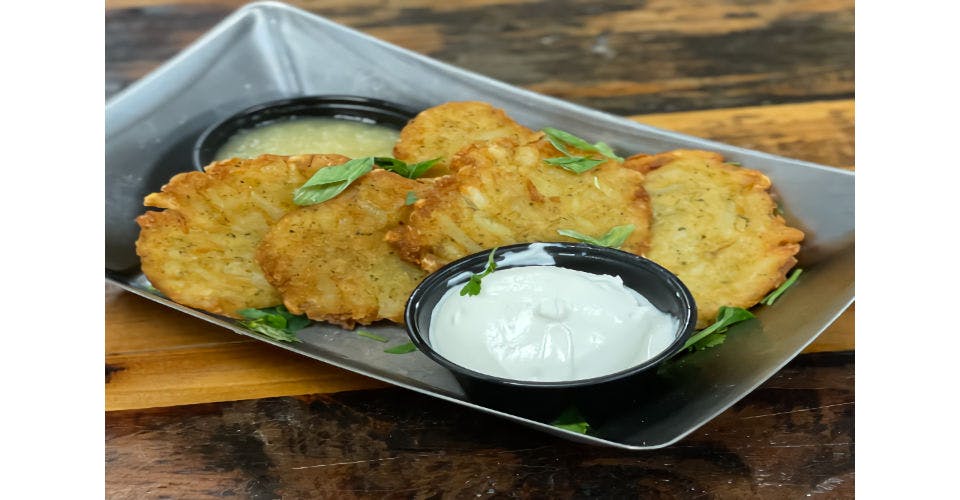 Potato Pancakes from Sip Wine Bar & Restaurant in Tinley Park, IL
