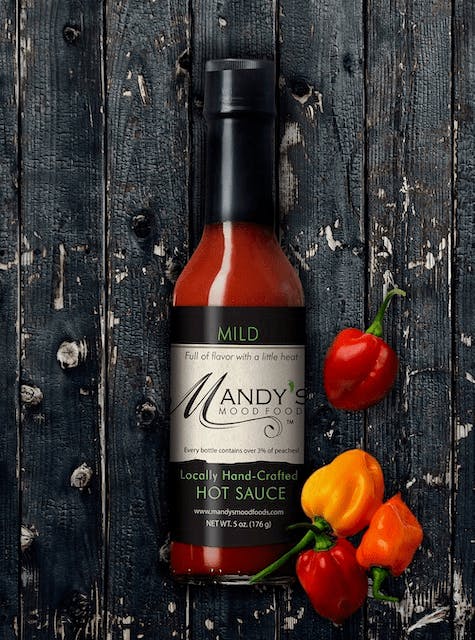 Mild Hot Sauce from Mandy's Mood Foods in Sun Prairie, WI