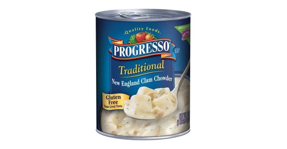 Progresso New England Clam Chowder Soup (18.5 oz) from CVS - W Lincoln Hwy in DeKalb, IL