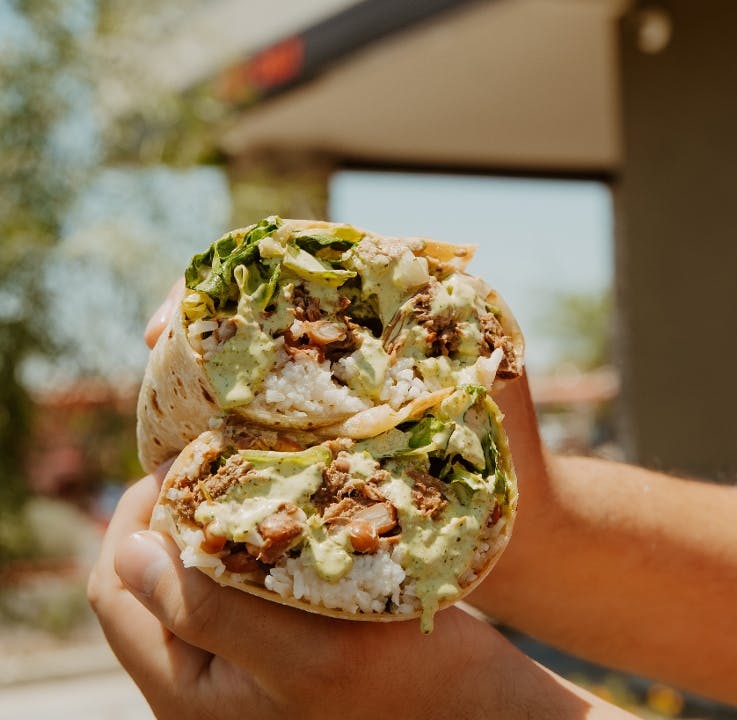 Birria Burrito from Brushfire Tacos y Tapas - Happy Valley in Glendale, AZ
