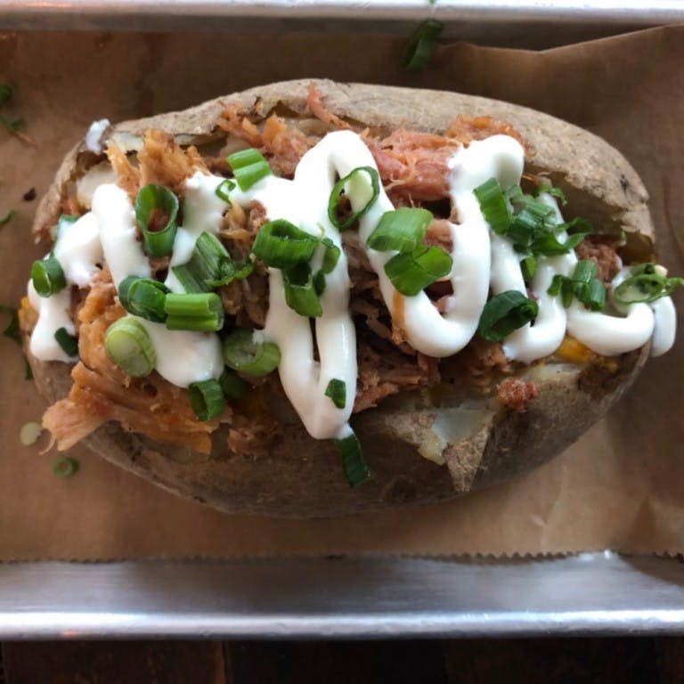 Loaded Potato Pie from Parker John's BBQ & Pizza - Green Bay in Green Bay, WI
