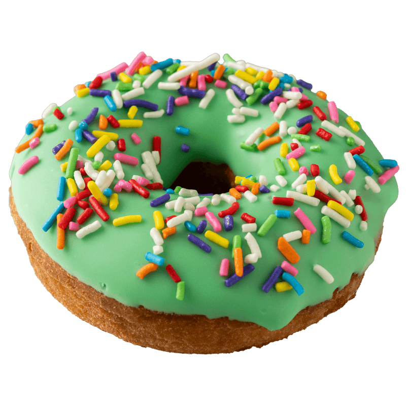 Confetti Shamrock from Duck Donuts Madison in Madison, WI