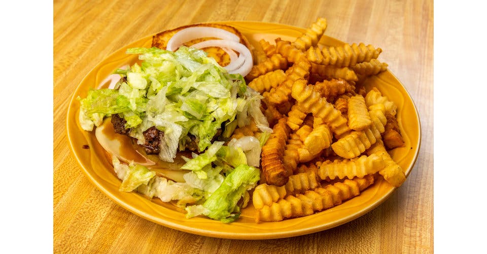 Big Kahuna Burger from Hillside Cafe in Manhattan, KS
