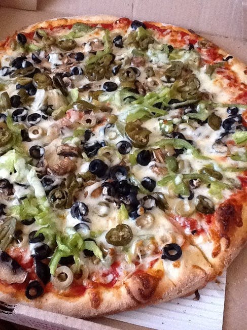 All Veggie Pizza from Caprissi Pizza & Pasta in Garland, TX