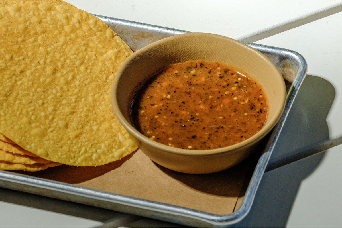 salsa roja + chips from Bartaco - Hilldale in Madison, WI