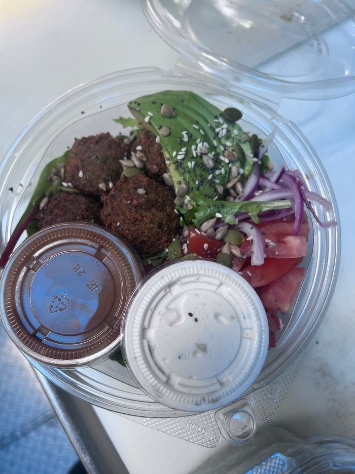 Falafel Salad from Mariners Cafe in Marina del Rey, CA