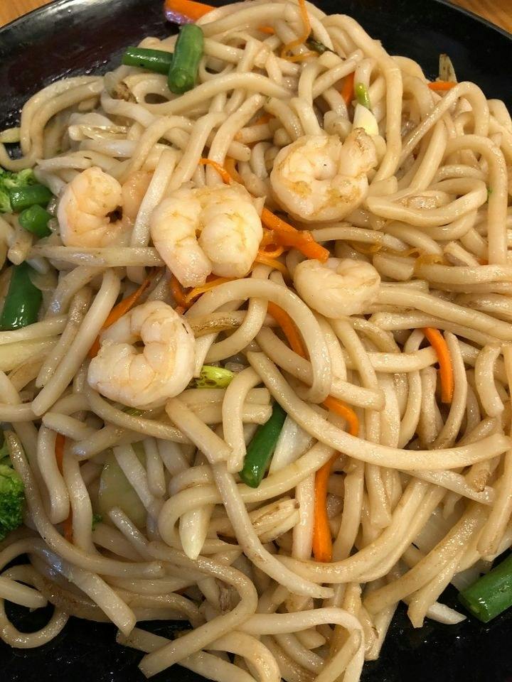 Shrimp Udon from Tavernakaya in Madison, WI