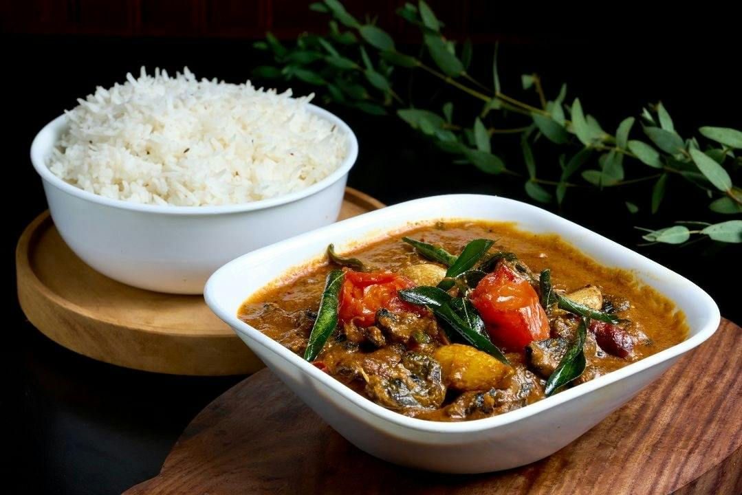 Mushroom Masala from Rock N Grill Indian Authentic Cuisine & Bar in Round Rock, TX