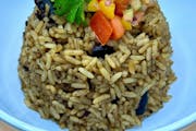 Rice & Peas from C'est Bon Caribbean Creole Cuisine in Baytown, TX
