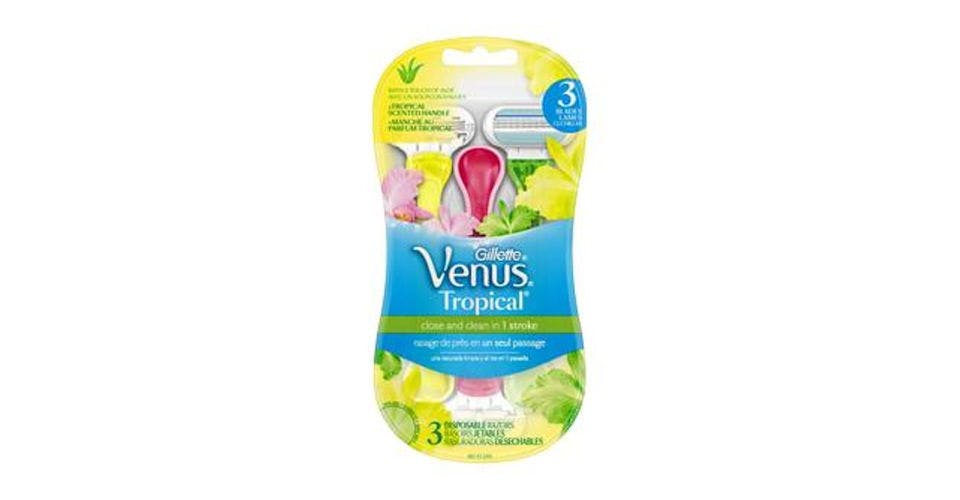 Gillette Venus Tropical Disposable Women's Razors (3 ct) from CVS - S Green Bay Rd in Neenah, WI