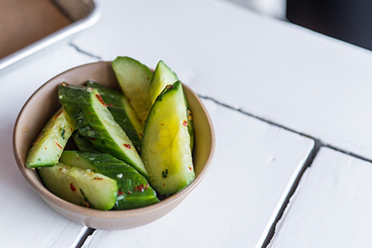 spicy cucumber salad from Bartaco - Hilldale in Madison, WI