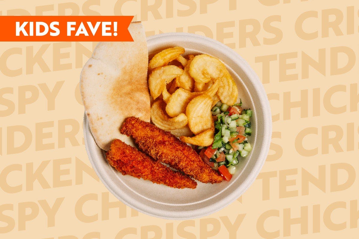 NEW! Crispy Chicken Tenders Kids Meal             from Naf Naf Grill Madison - State Street in Madison, WI