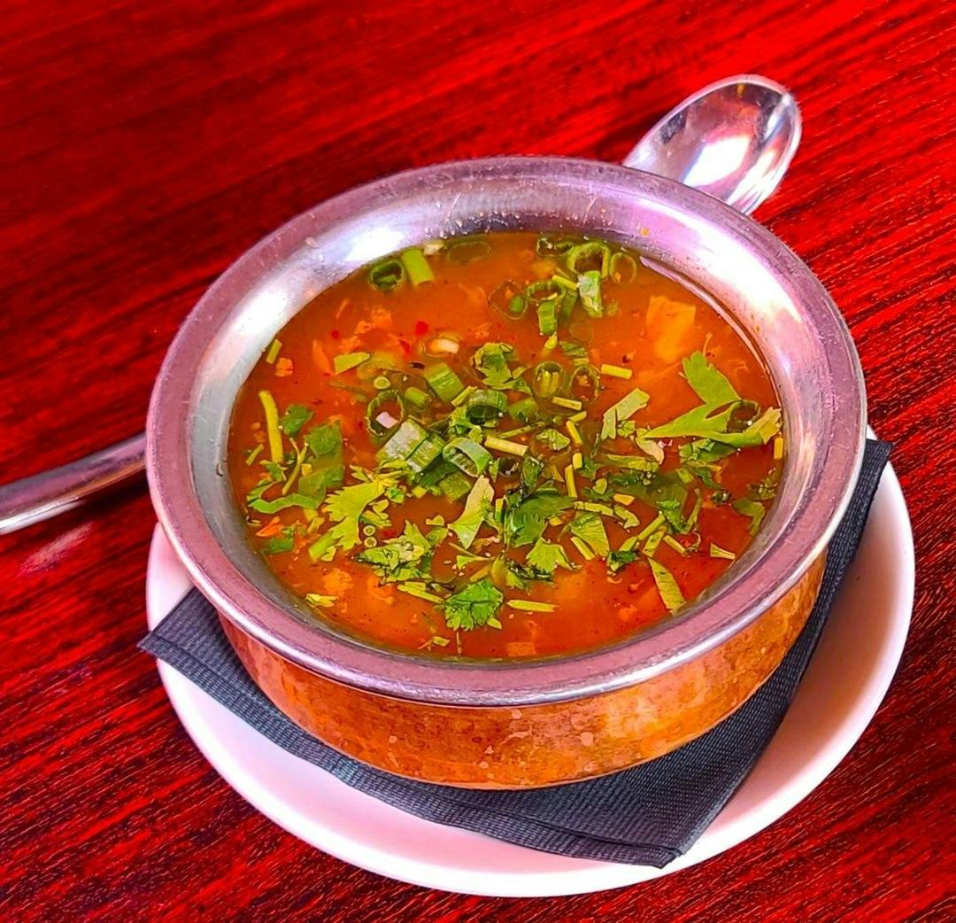 Chicken Mulligatwany Soup from OM Indian Cuisine in San Francisco, CA