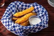 Breaded Dill Spears from Inga's Alpine Tavern in Denver, CO