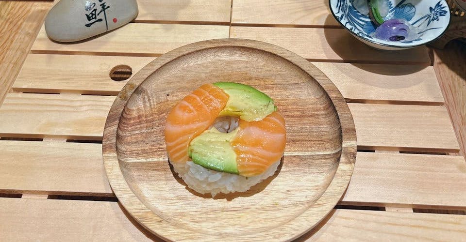 Salmon Donut from Dodomi Sushi Rotary - N Sheridan Rd in Chicago, IL