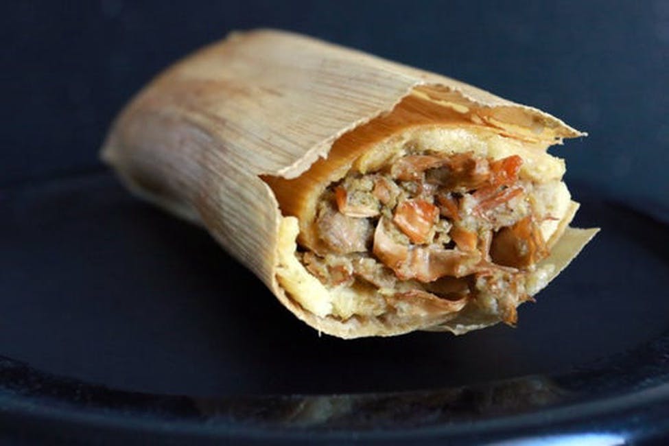 Tamale de Chile con Queso from Cena Vegan - Whittier Brewing in Whittier, CA