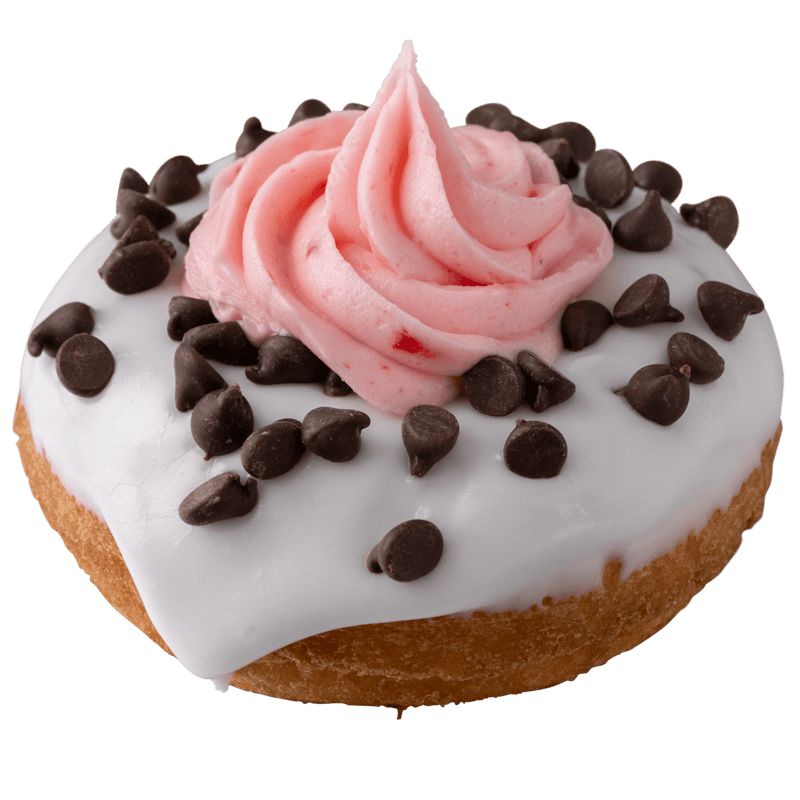 Vanilla Chip & Strawberry Cream from Duck Donuts - Las Vegas Blvd S in Las Vegas, NV