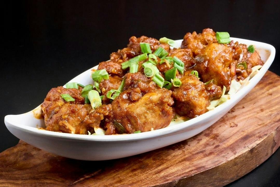 Chicken Manchurian from Rock N Grill Indian Authentic Cuisine & Bar in Round Rock, TX