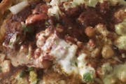 Samosa Chaat from Kabab and Grill in Racine, WI