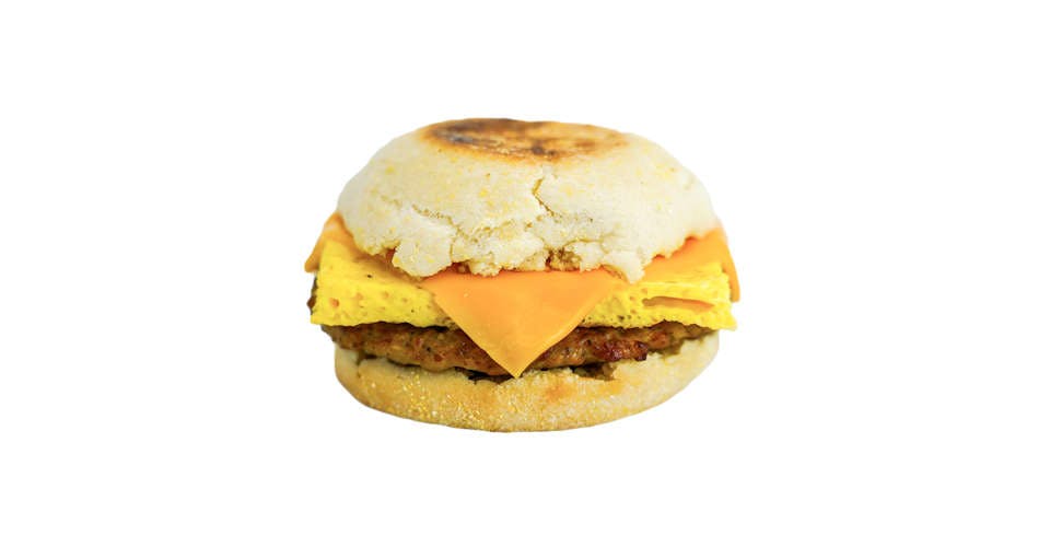 Sausage, Egg & Cheese English Muffin from Champs Chicken - Dubuque in Dubuque, IA