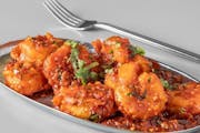 Lasooni Shrimp from Noor Biryani Indian Grill in Suffern, NY