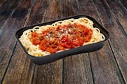 Spaghetti with Meat Sauce from Rocky Rococo - Monona Drive in Madison, WI