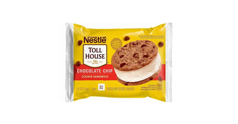 Nestle Tollhouse Vanilla Chocolate Chip Cookie Sandwich from Casey's General Store: Asbury Rd in Dubuque, IA