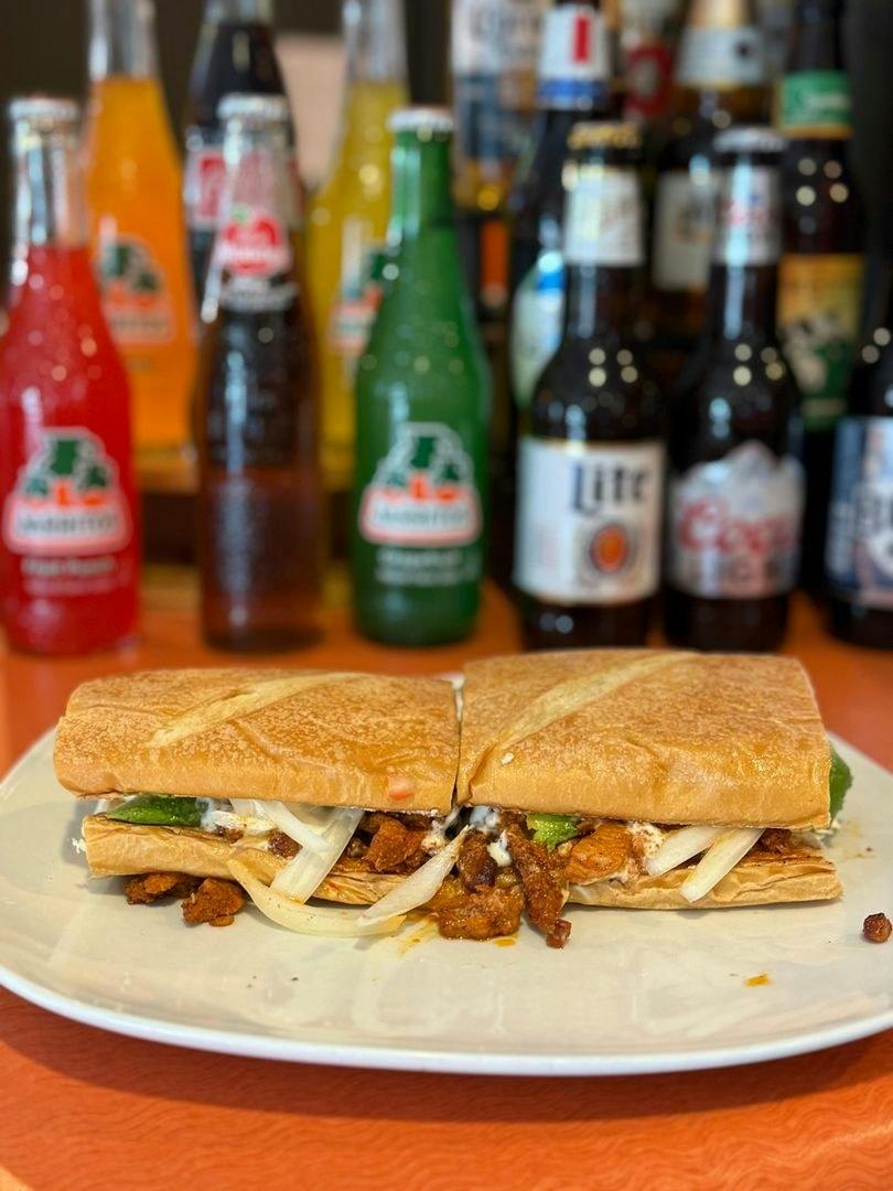 Mexican Torta from Silly Serrano Mexican Restaurant in Eau Claire, WI