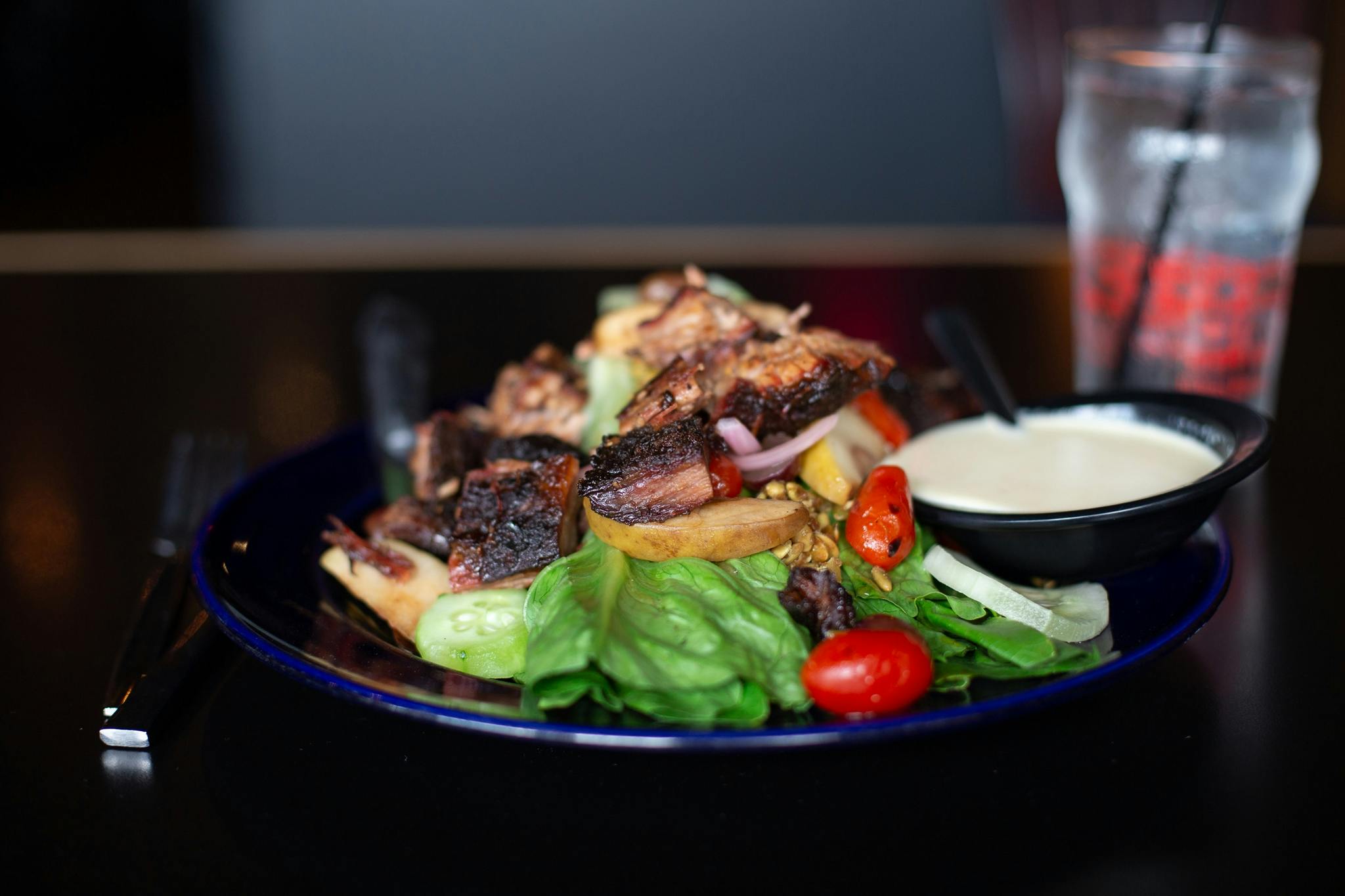 Knife and Fork Salad from Biggs BBQ in Lawrence, KS