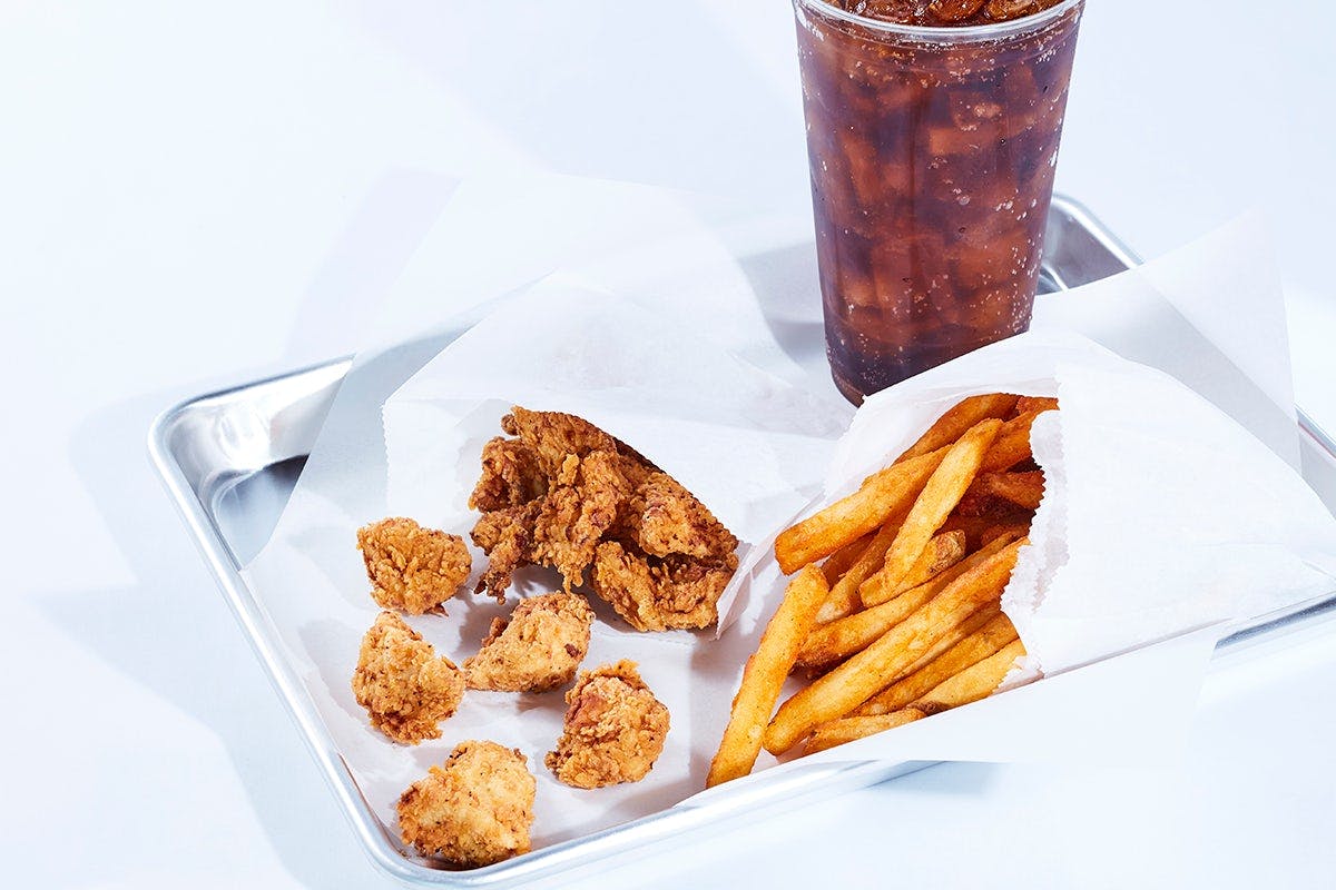 Large Popcorn Chicken Meal from Daddy's Chicken Shack - Houston Heights in Houston, TX