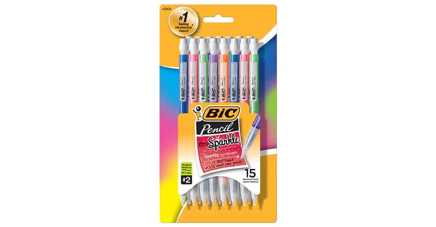 BIC Xtra-Sparkle Mechanical Pencils (15 ct) from Walgreens - Calumet Ave in Manitowoc, WI