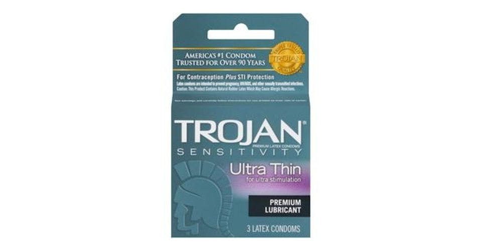 Trojan Condoms Ultra Thin Lubricated (3 ct) from CVS - Central Bridge St in Wausau, WI