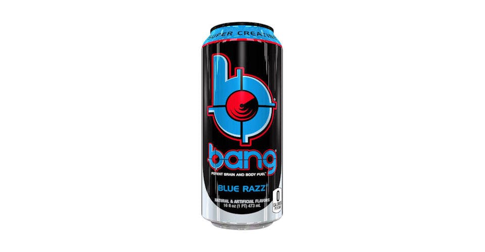 Bang Blue Razz (16 oz) from Casey's General Store: Asbury Rd in Dubuque, IA