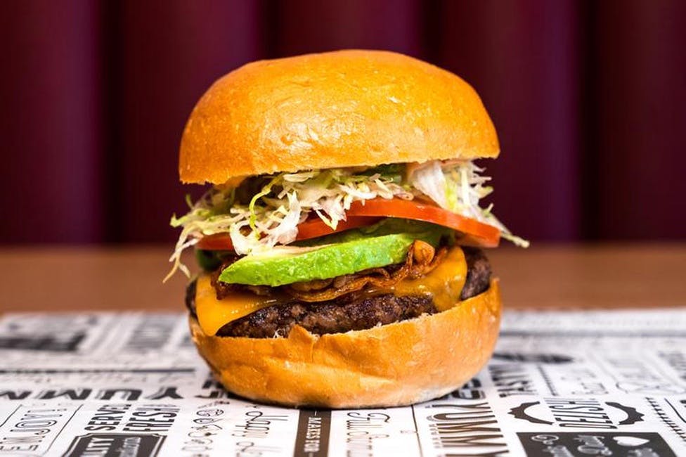 23.Wrangler Bison Burger. from 25 Burgers & Pizzas in New Brunswick, NJ