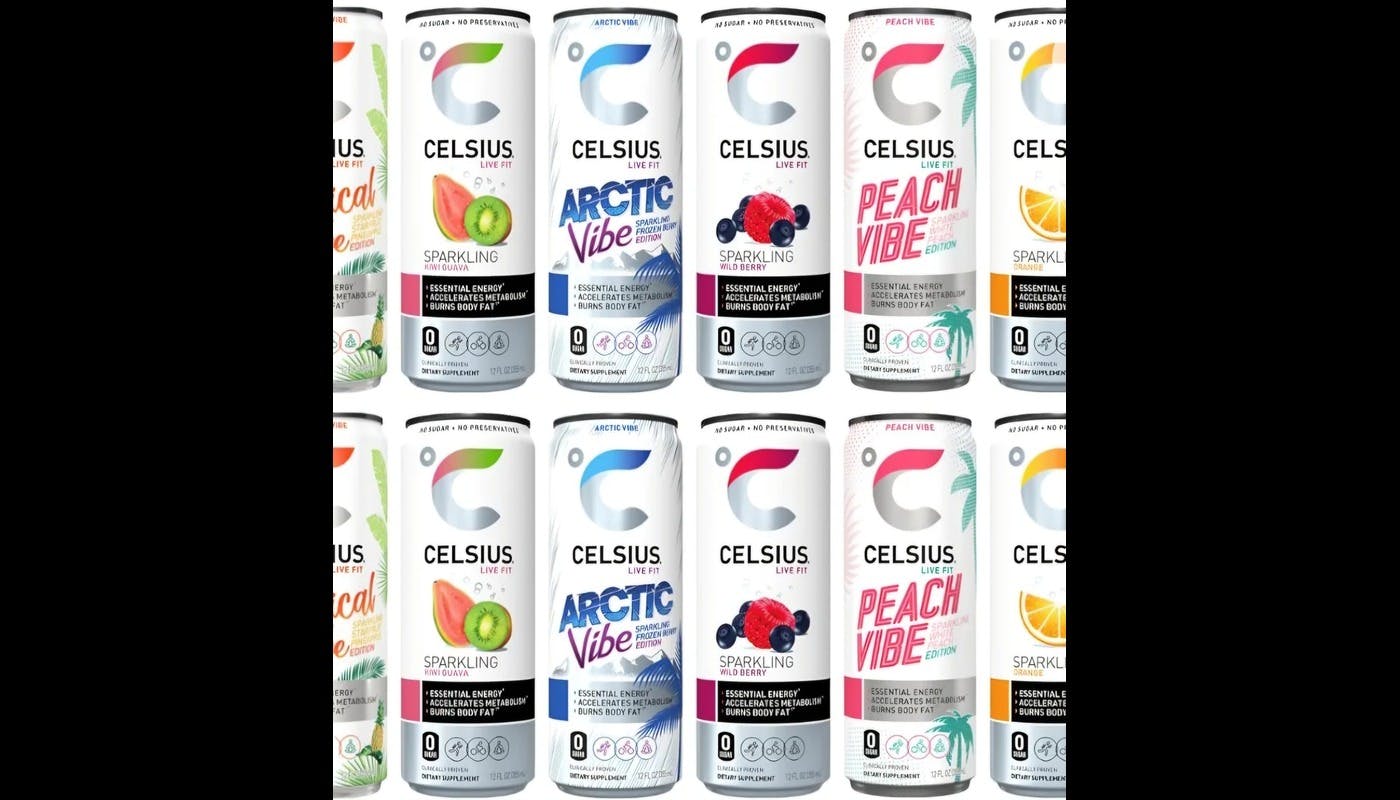 Celsius Energy Drink from Inga's Alpine Tavern in Denver, CO