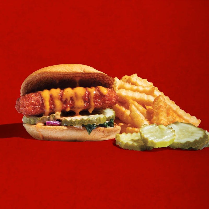 Dave's Hot Mozz Slider w/ Fries from Dave's Hot Chicken - Lake Delton in Baraboo, WI