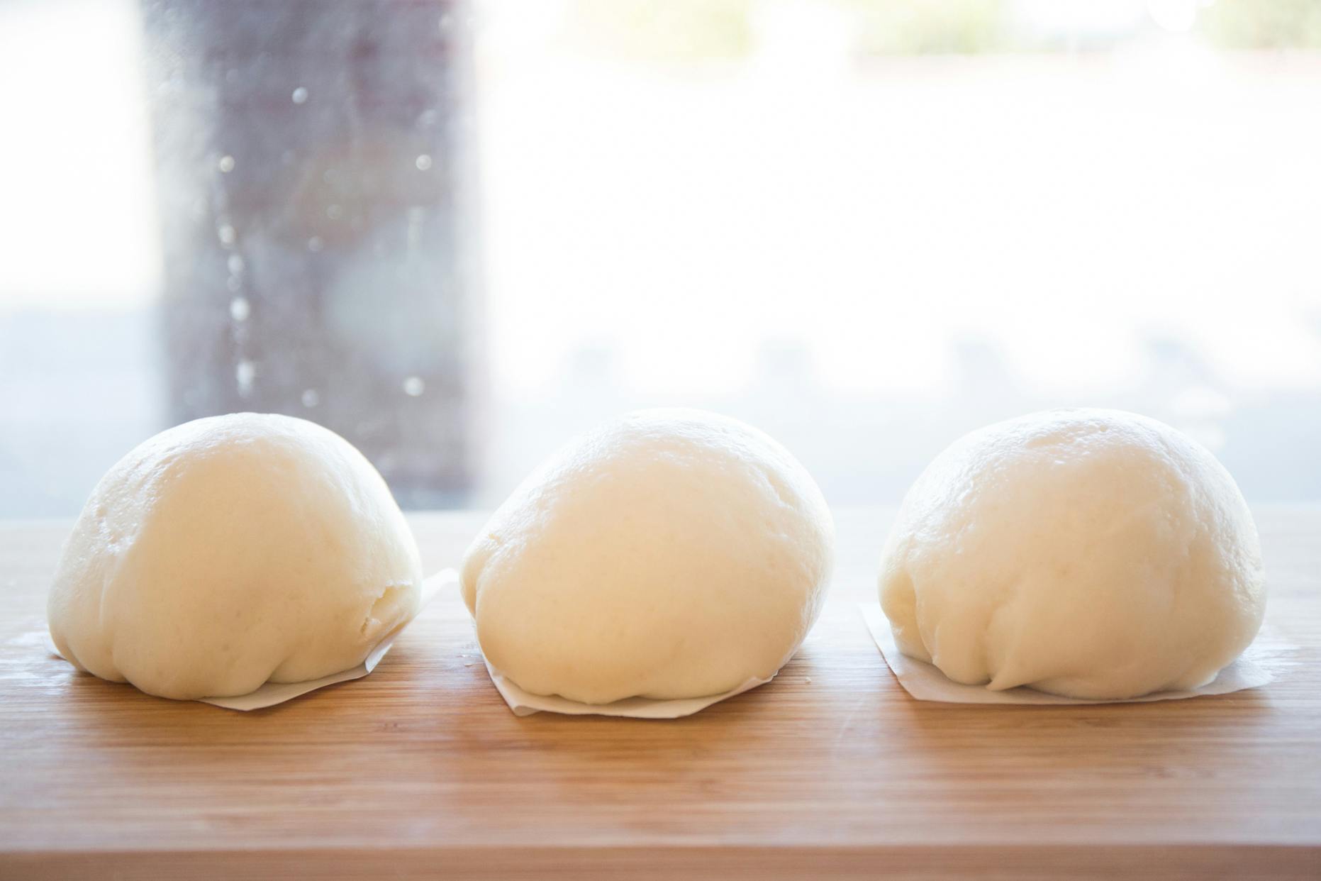 3 Pieces Steamed Egg Custard Bun from Dim Sum King in Sunnyvale, CA