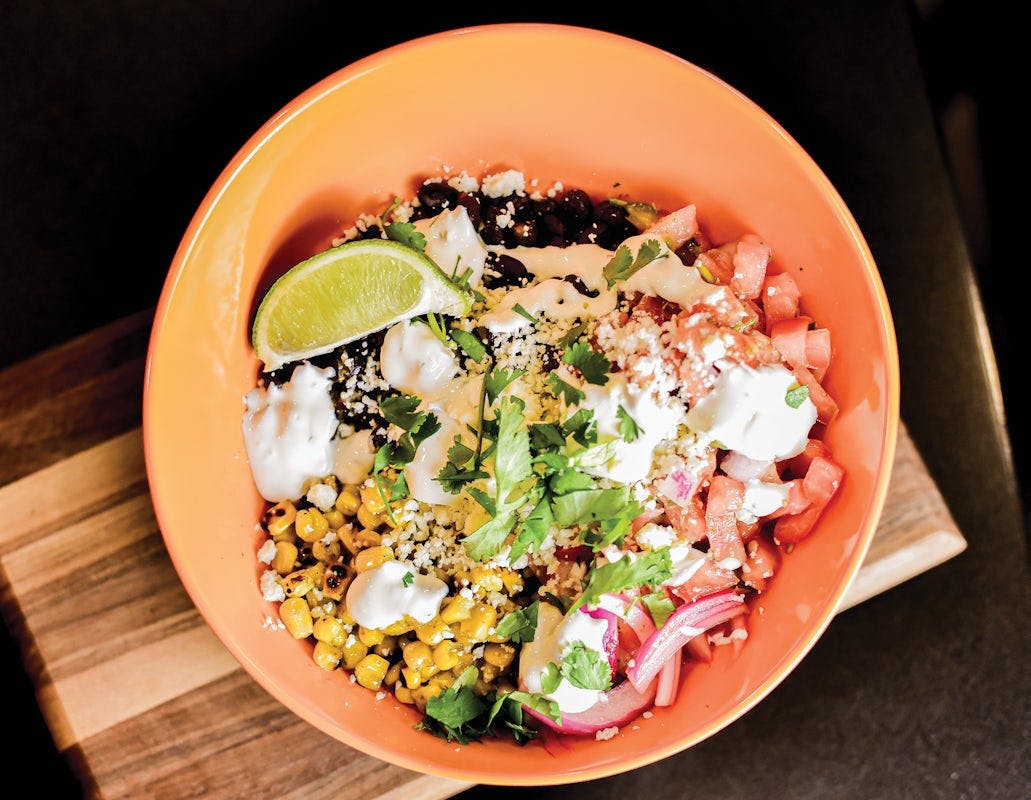 Street Corn Bowl from Boulder Tap House in Ames, IA
