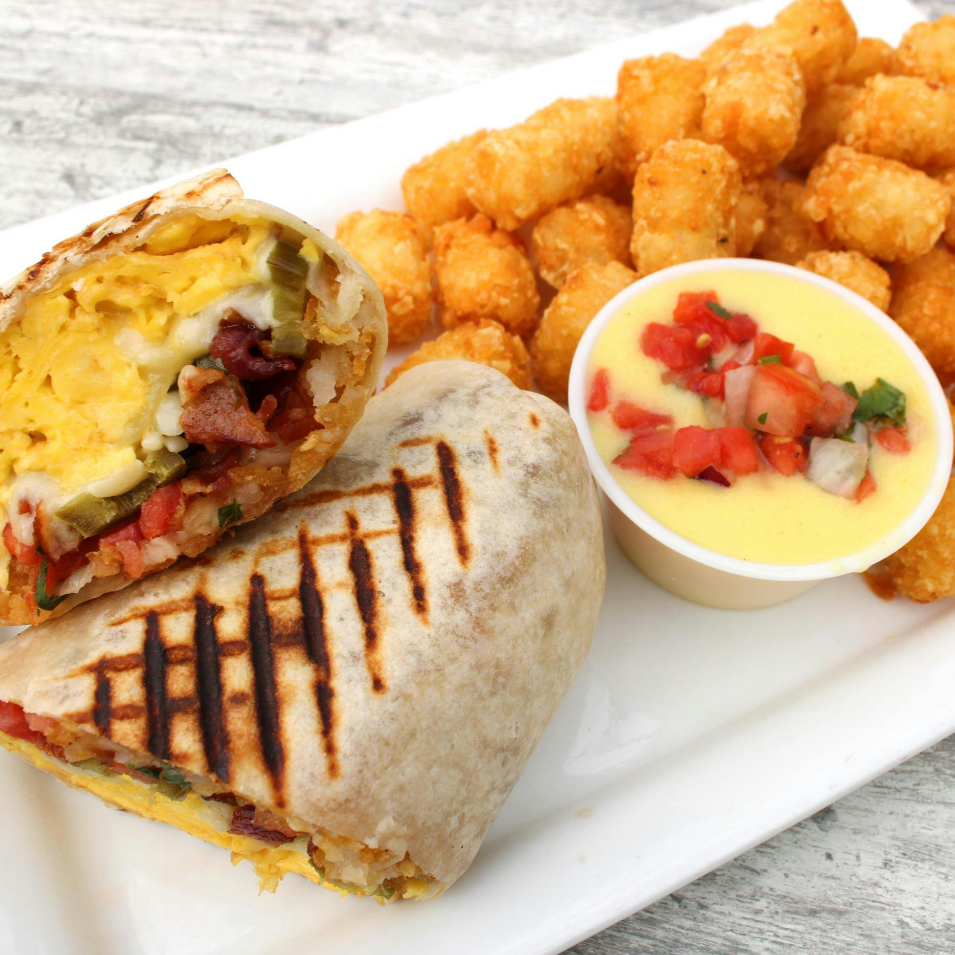Spicy Breakfast Wrap from Holidays Pub & Grill in Appleton, WI