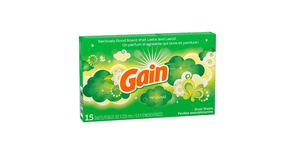 Gain Dryer Sheets, 15 Count from Ultimart - Merritt Ave in Oshkosh, WI