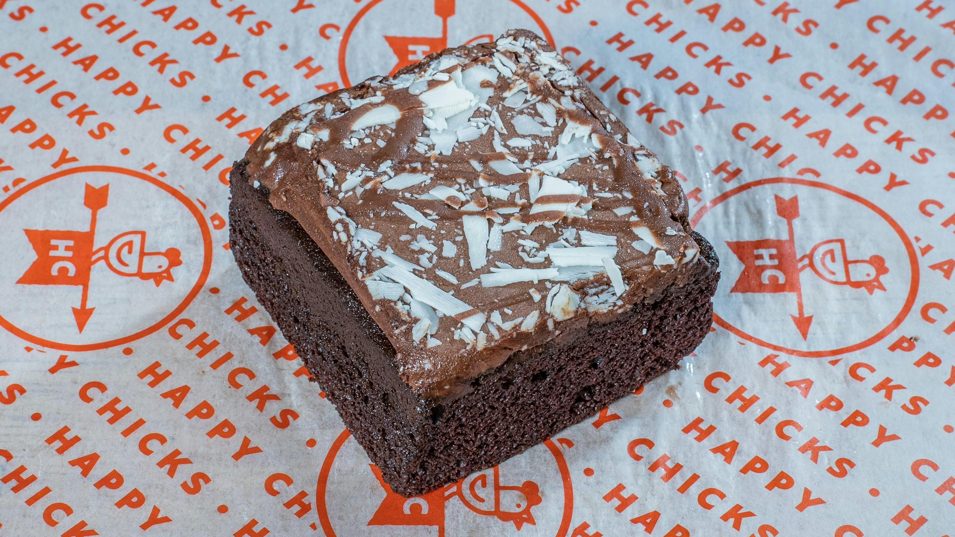 Chocolate Cake from Happy Chicks - Burnet Rd in Austin, TX