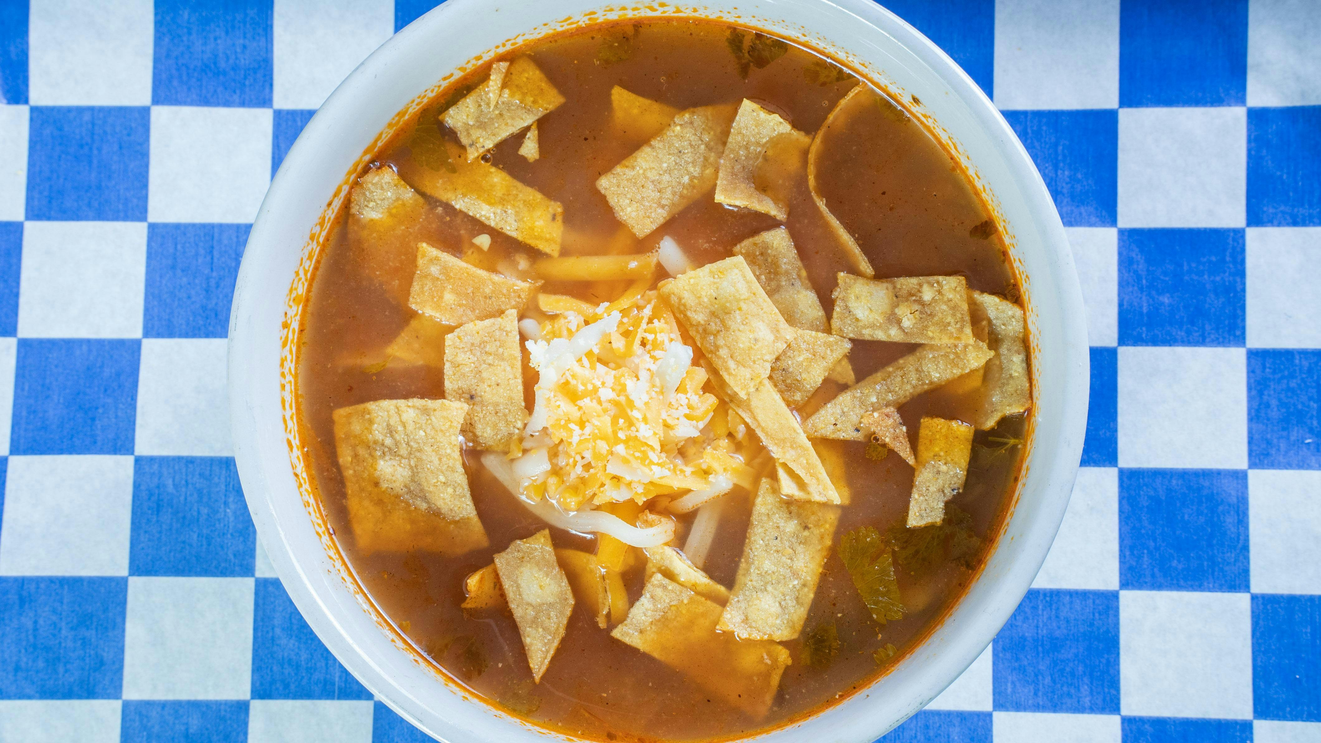 Tortilla Soup from Austin Salad Company - East 6th St in Austin, TX