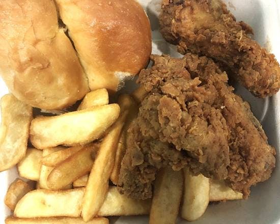 2 Pieces Chicken Jr. Combo from Donahoo's Golden Chicken in Pomona, CA