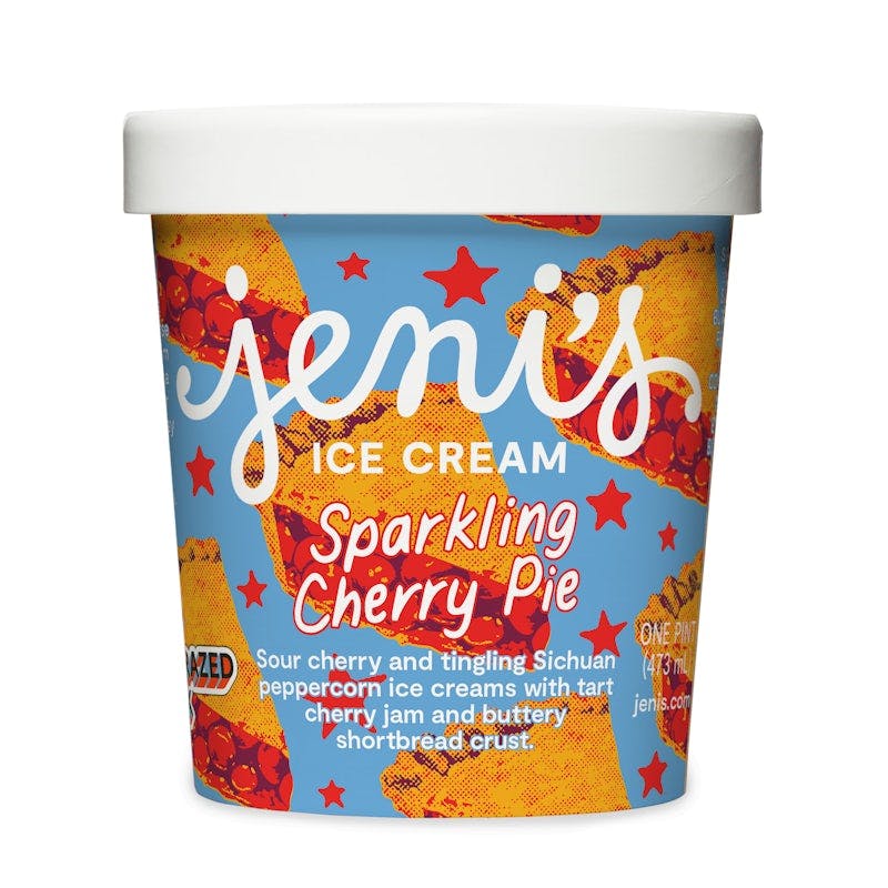 Sparkling Cherry Pie from Jeni's Splendid Ice Creams - N Main St in Chagrin Falls, OH