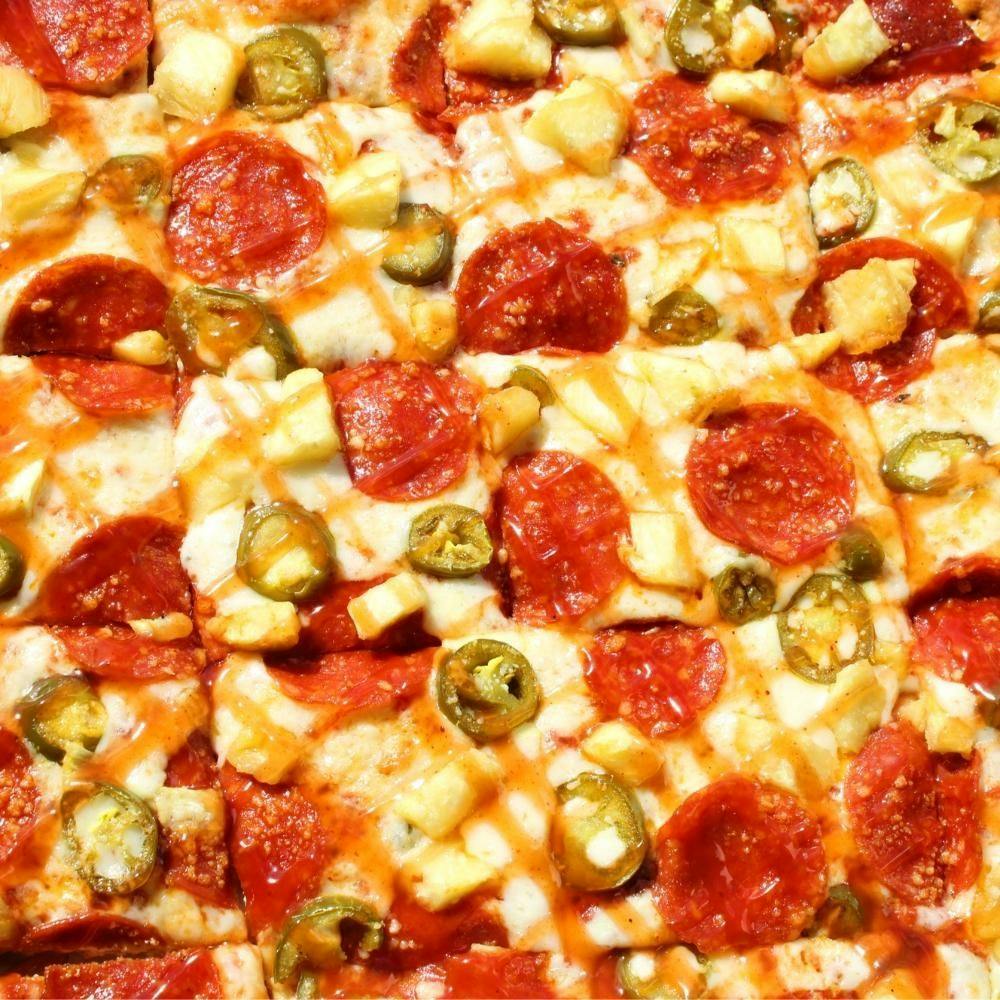 Hot Honey Hawaiian Pizza from Holidays Pub & Grill in Appleton, WI