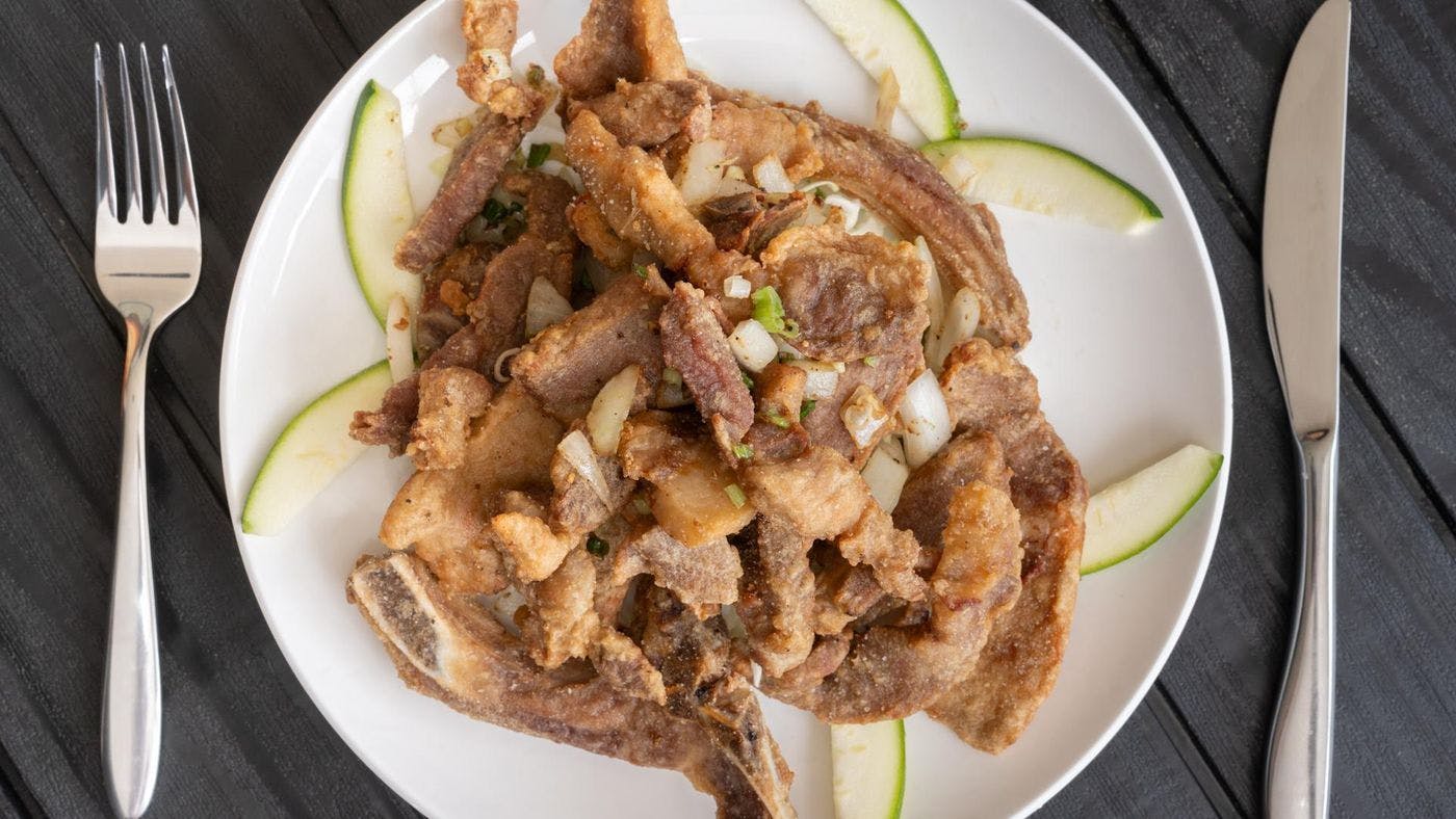 ??  Salt & Pepper Pork Chop (38oz) from General Tso's Restaurant & Catering - Dunwoody in Dunwoody, GA