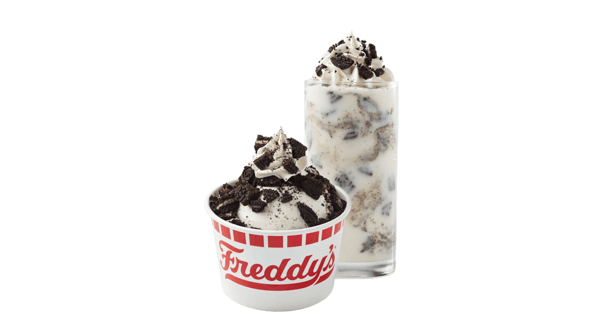 OREO? Double Trouble from Freddy's Frozen Custard and Steakburgers - SW Gage Blvd in Topeka, KS