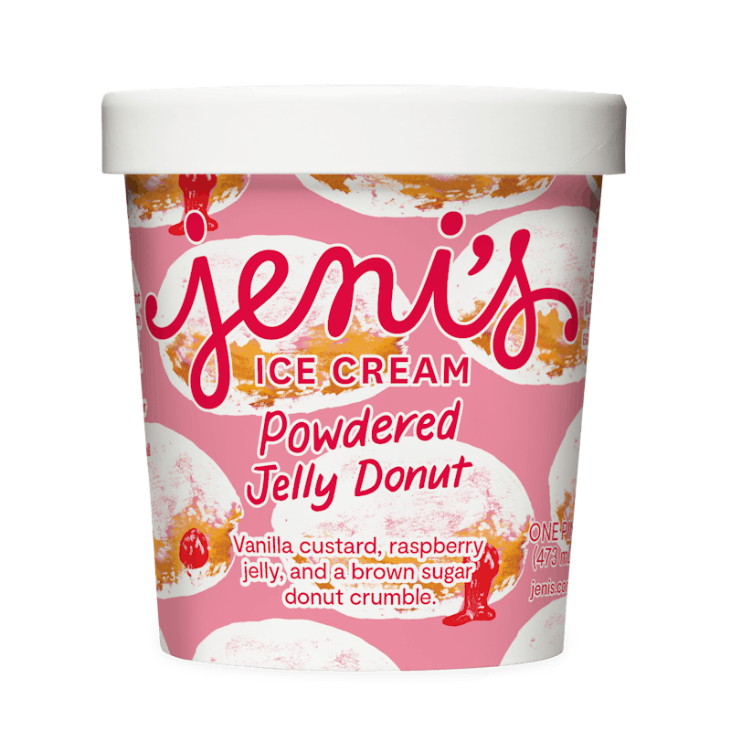 Powdered Jelly Donut Pint from Jeni's Splendid Ice Creams - El Camino Real in Carlsbad, CA