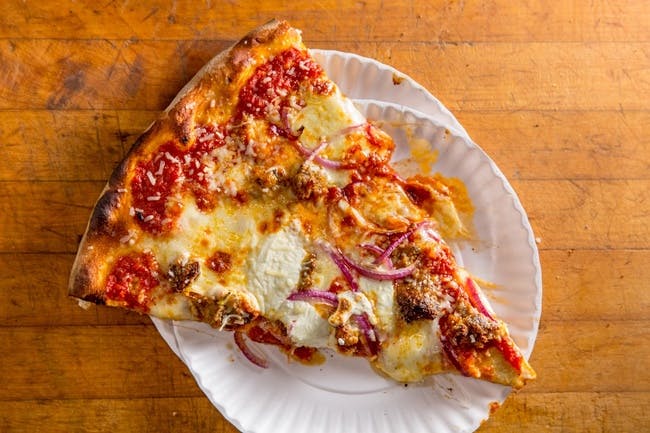 Staten Island Slice from Artichoke Basille?s Pizza in Hoboken, NJ