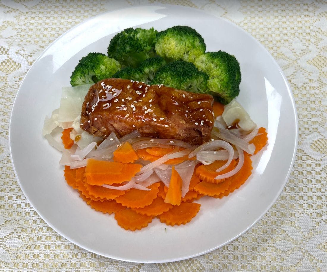 Salmon Teriyaki from Jai Dee Thai Kitchen - Clinton Hwy in Knoxville, TN